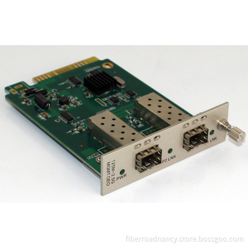 125M-2.5G OEO Converter 10G media Converter 2U Rack Managed